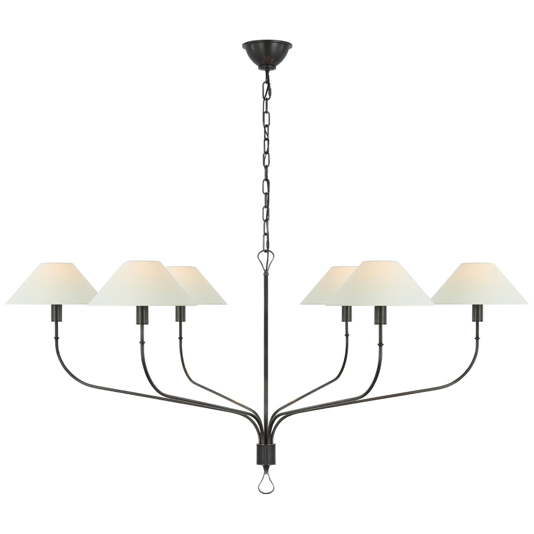 VISUAL COMFORT SIGNATURE, GRIFFIN GRANDE TAIL CHANDELIER, CHANDELIER LIGHT