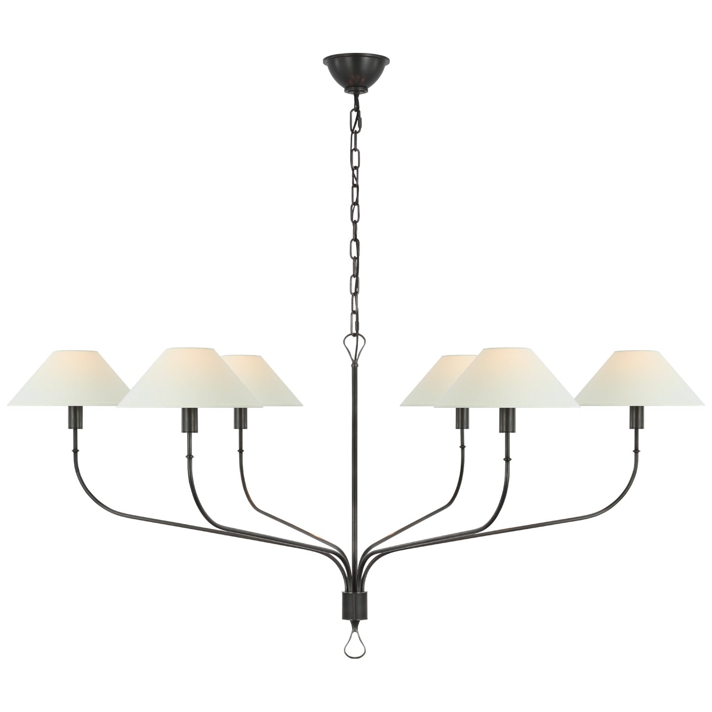 VISUAL COMFORT SIGNATURE, GRIFFIN GRANDE TAIL CHANDELIER, CHANDELIER LIGHT