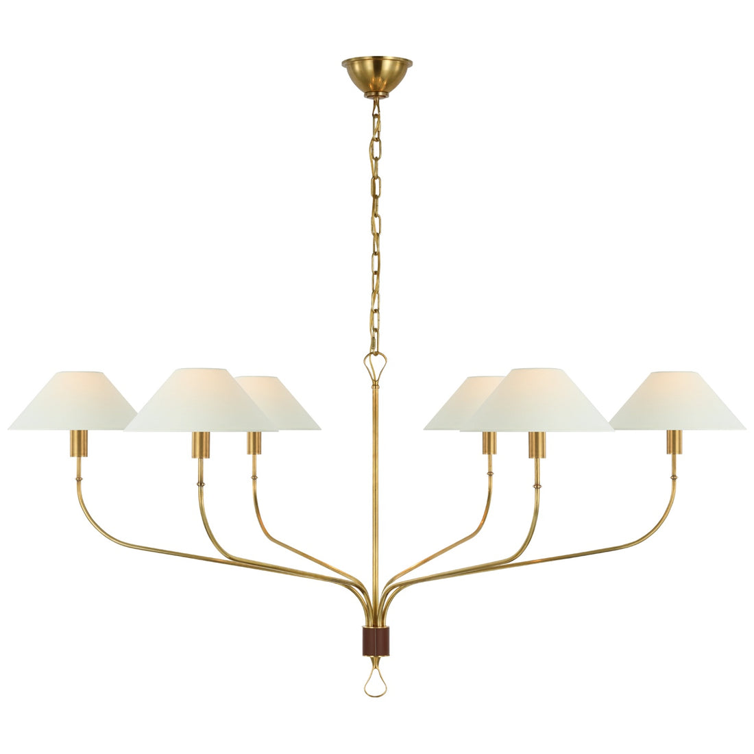 VISUAL COMFORT SIGNATURE, GRIFFIN GRANDE TAIL CHANDELIER, CHANDELIER LIGHT
