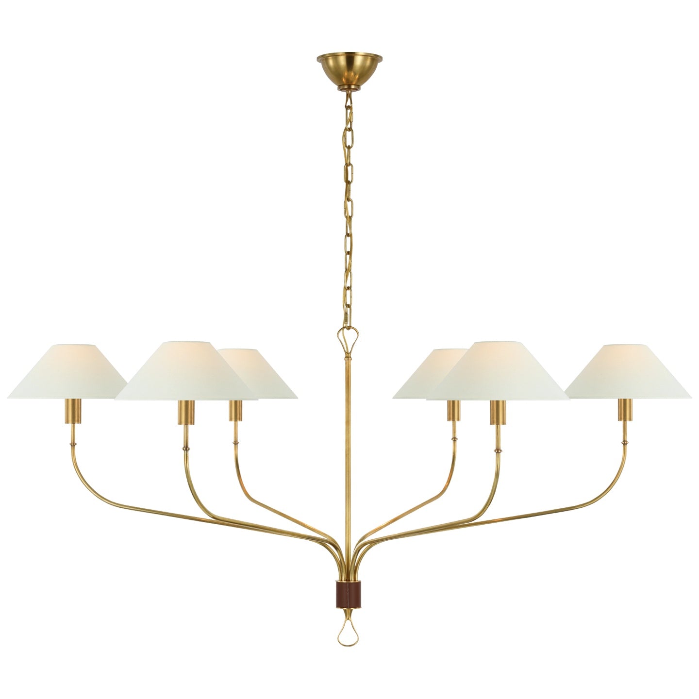 VISUAL COMFORT SIGNATURE, GRIFFIN GRANDE TAIL CHANDELIER, CHANDELIER LIGHT