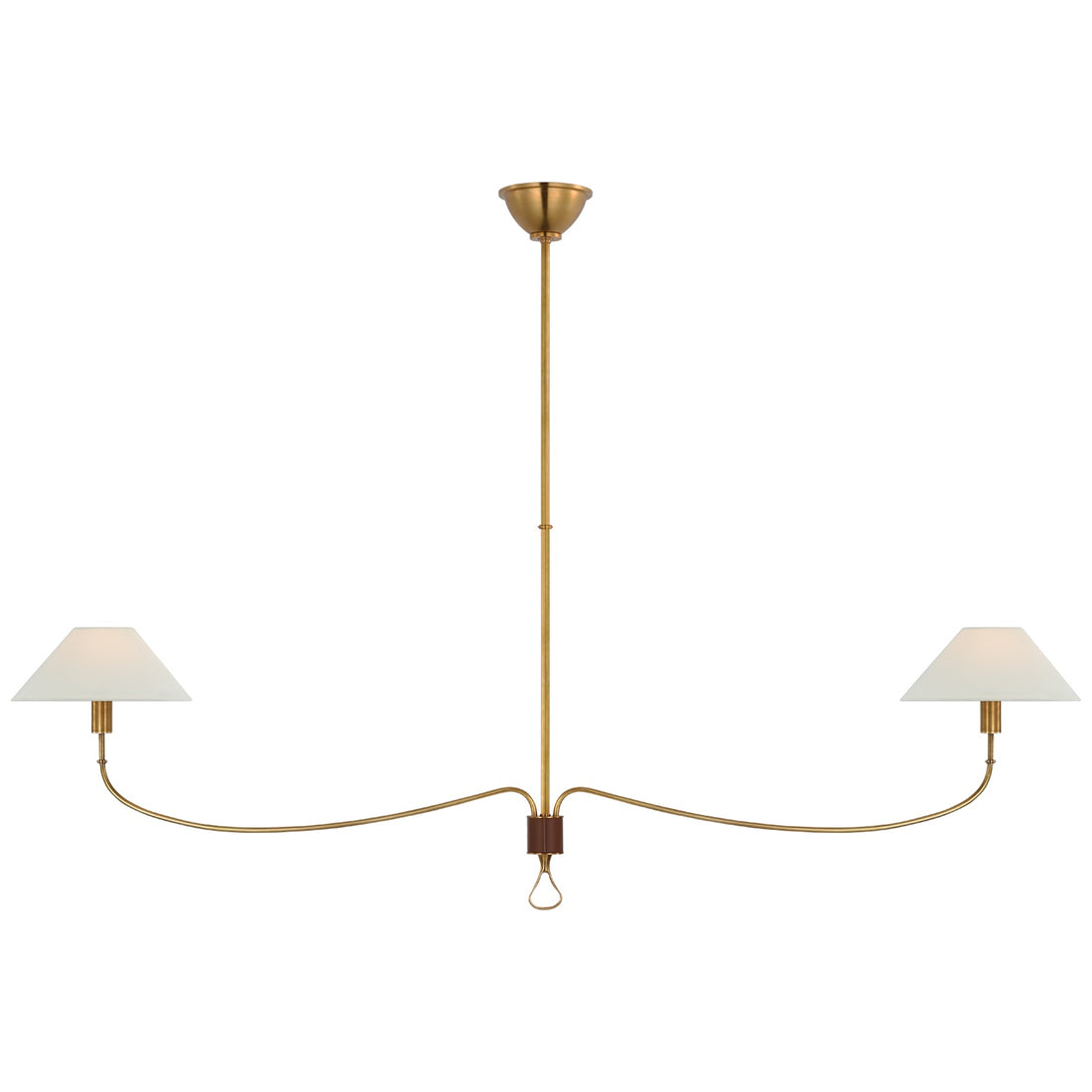VISUAL COMFORT SIGNATURE, GRIFFIN GRANDE LINEAR CHANDELIER, LINEAR LIGHT