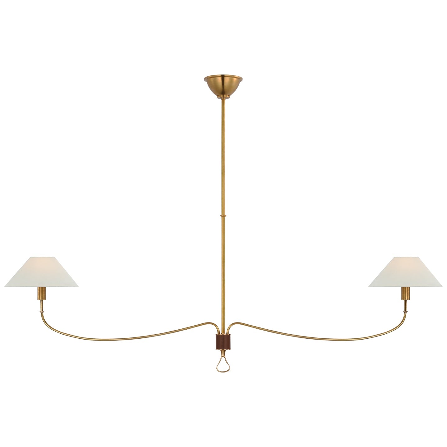VISUAL COMFORT SIGNATURE, GRIFFIN GRANDE LINEAR CHANDELIER, LINEAR LIGHT