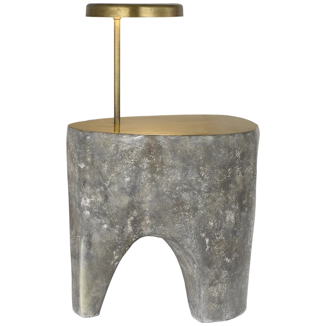 VISUAL COMFORT SIGNATURE, LEGA SCULPTED SIDE TABLE READING FLOOR LAMP, FLOOR LAMP