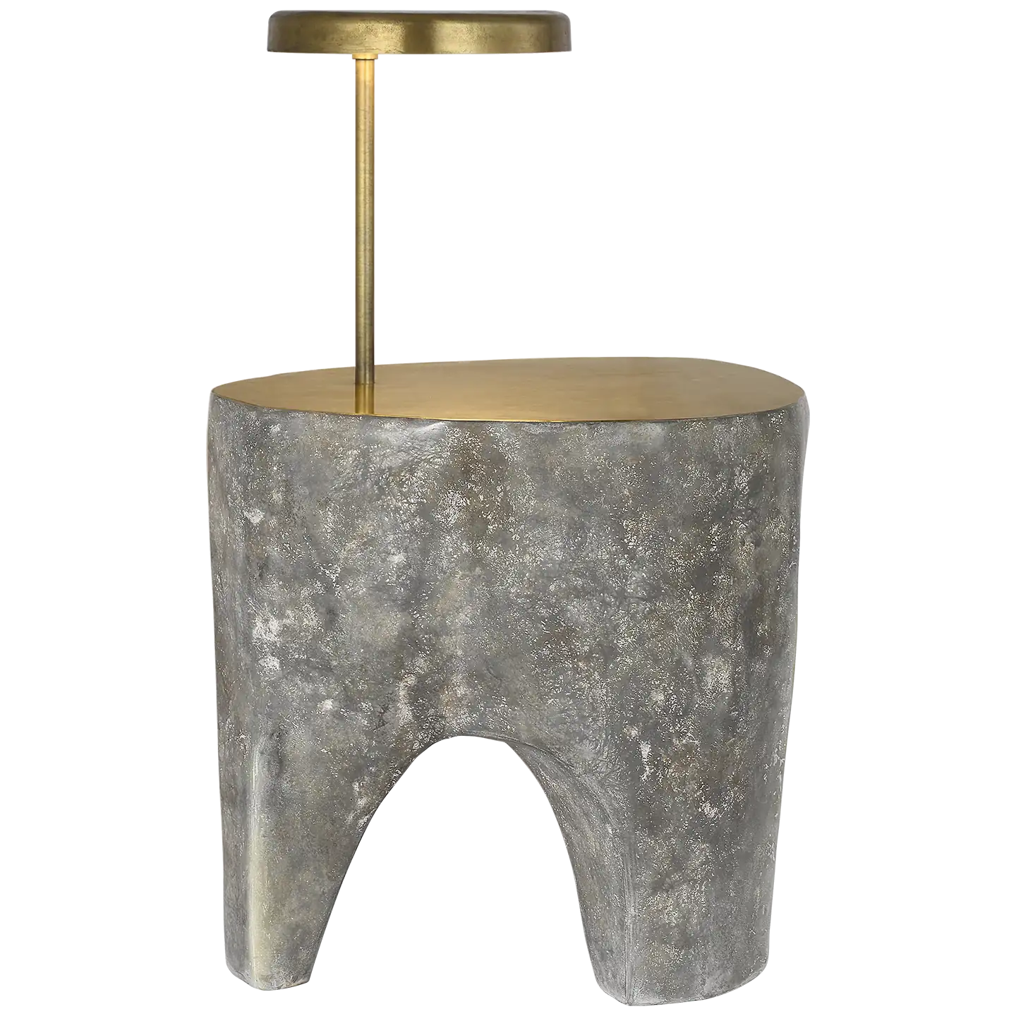 VISUAL COMFORT SIGNATURE, LEGA SCULPTED SIDE TABLE READING FLOOR LAMP, FLOOR LAMP