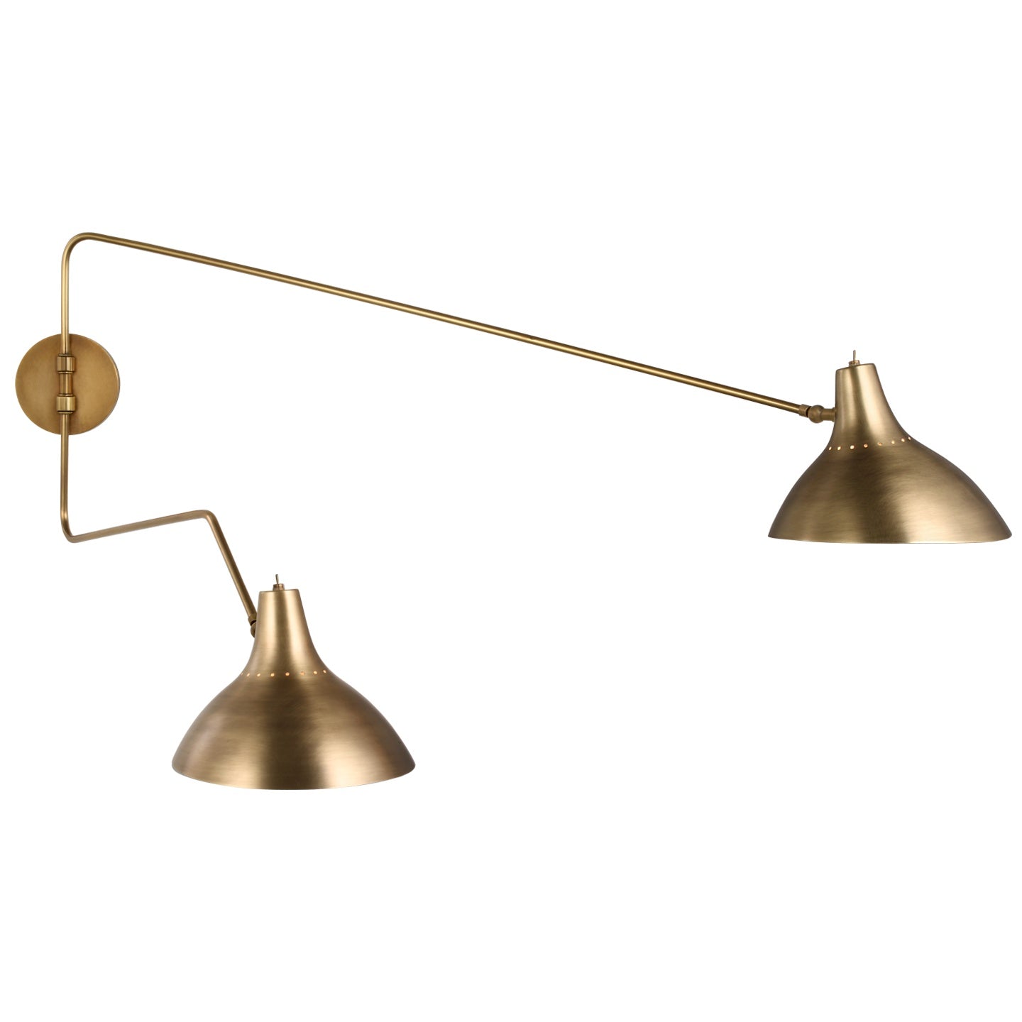 VISUAL COMFORT SIGNATURE, CHARLTON DOUBLE WALL LIGHT, WALL SCONCES