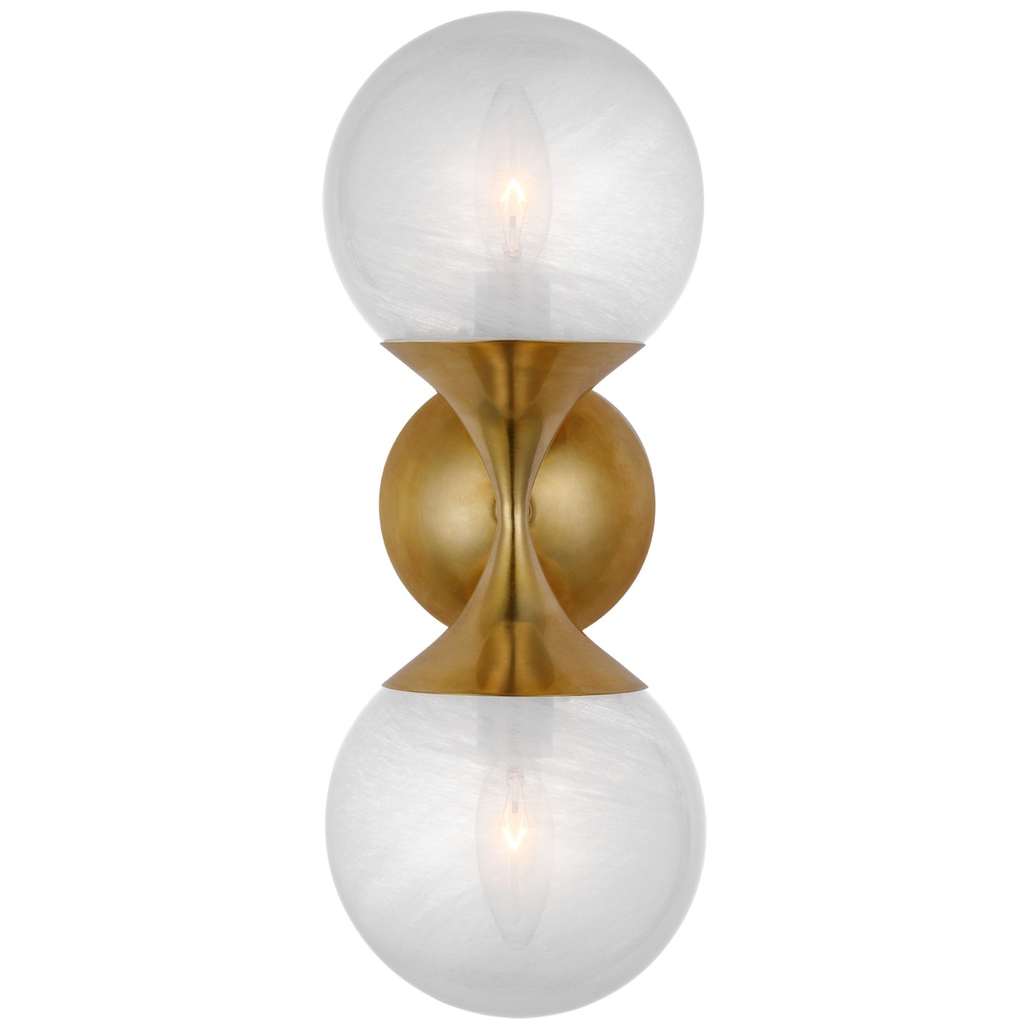 VISUAL COMFORT SIGNATURE, CRISTOL DOUBLE SCONCE, WALL SCONCES
