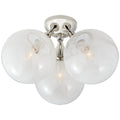 VISUAL COMFORT SIGNATURE, CRISTOL TRIPLE FLUSH MOUNT, FLUSH MOUNT CEILING LIGHTS