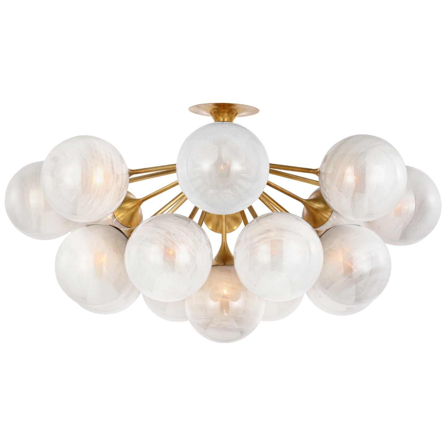 VISUAL COMFORT SIGNATURE, CRISTOL FLUSH MOUNT, FLUSH MOUNT CEILING LIGHTS