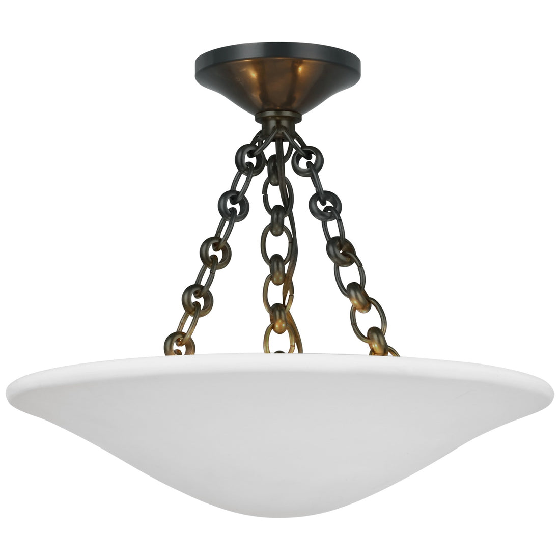 VISUAL COMFORT SIGNATURE, MOLLINO SEMI FLUSH MOUNT, FLUSH MOUNT CEILING LIGHTS