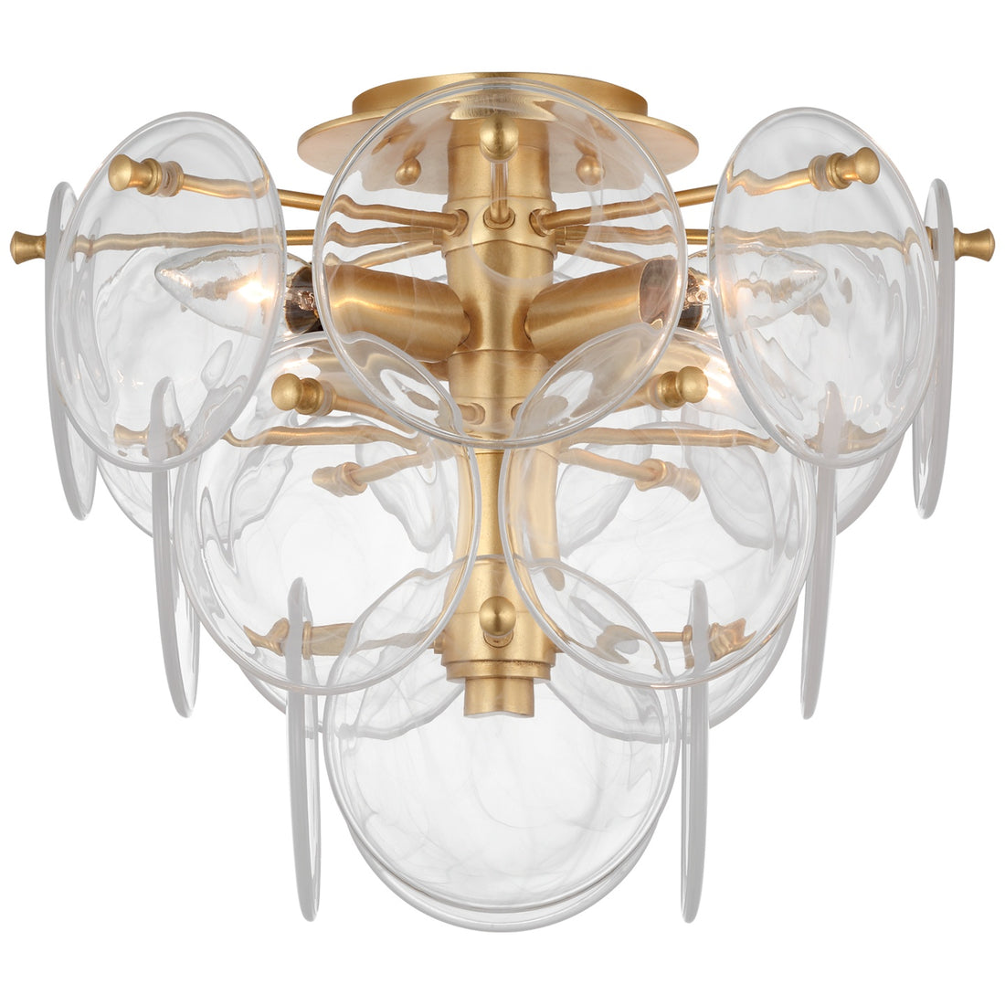 VISUAL COMFORT SIGNATURE, LOIRE TIERED FLUSH MOUNT, FLUSH MOUNT CEILING LIGHTS