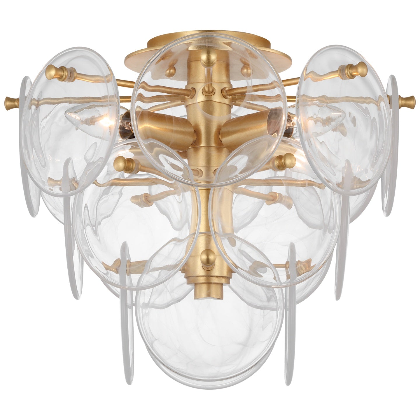 VISUAL COMFORT SIGNATURE, LOIRE TIERED FLUSH MOUNT, FLUSH MOUNT CEILING LIGHTS