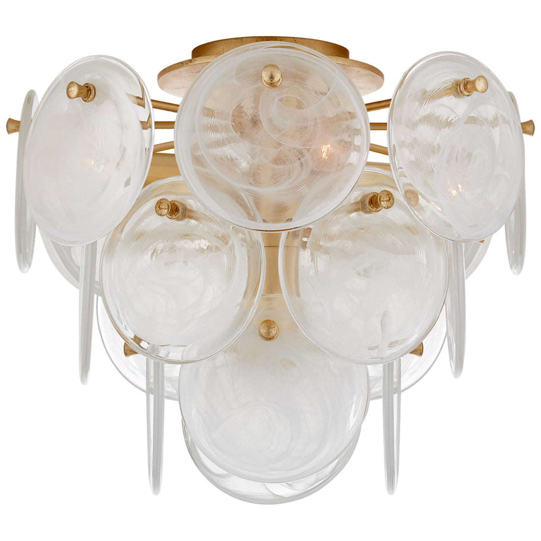 VISUAL COMFORT SIGNATURE, LOIRE TIERED FLUSH MOUNT, FLUSH MOUNT CEILING LIGHTS