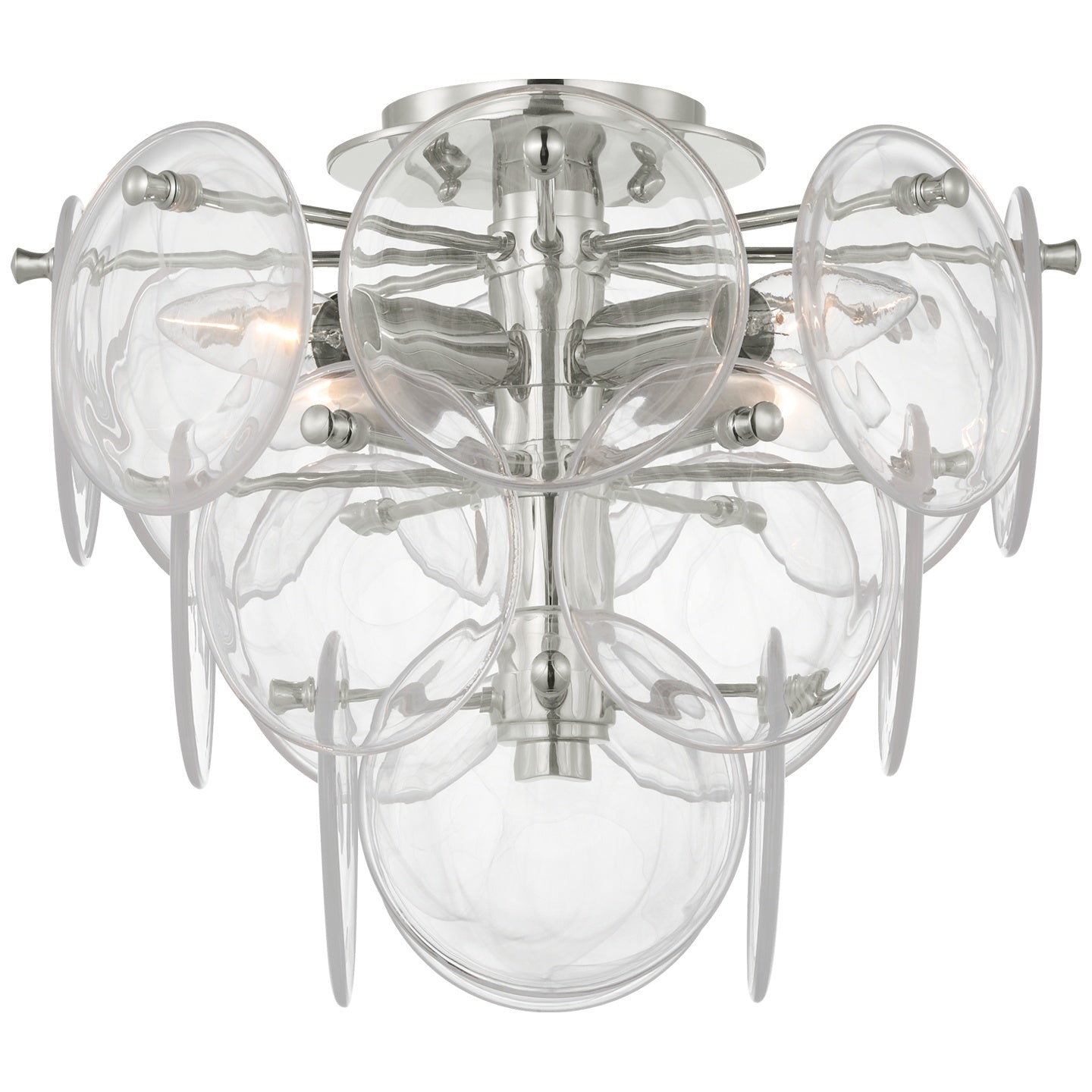 VISUAL COMFORT SIGNATURE, LOIRE TIERED FLUSH MOUNT, FLUSH MOUNT CEILING LIGHTS