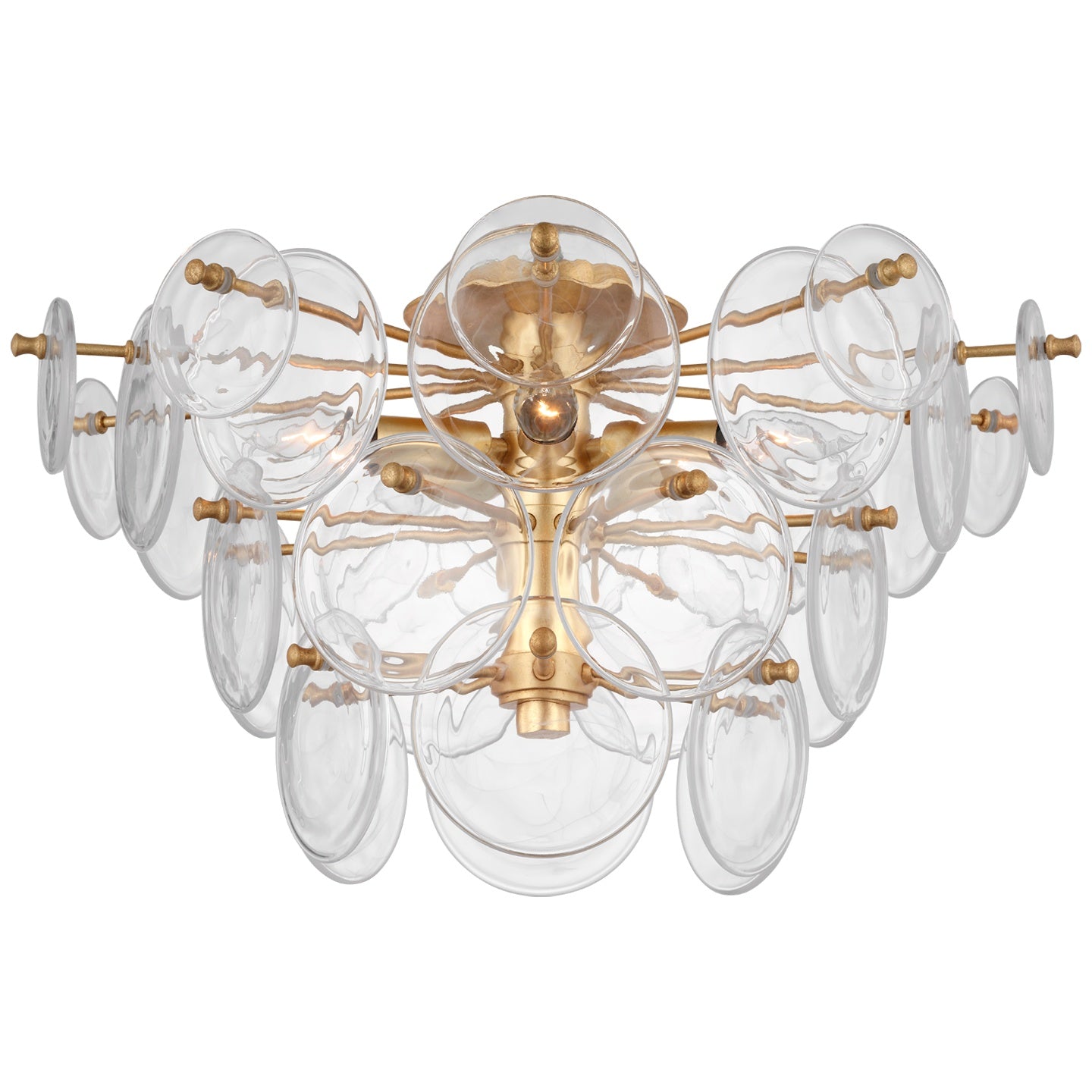 VISUAL COMFORT SIGNATURE, LOIRE TIERED FLUSH MOUNT, FLUSH MOUNT CEILING LIGHTS