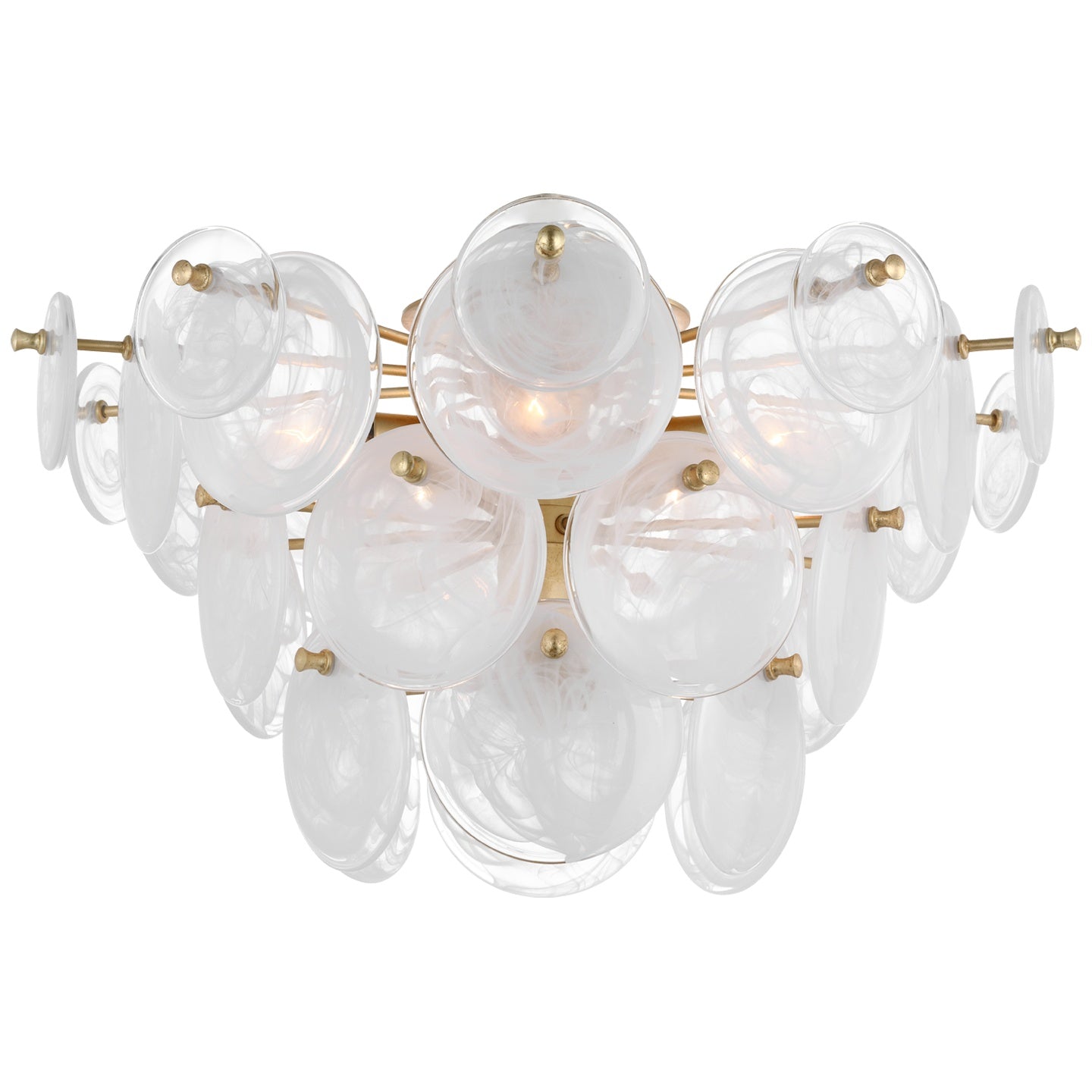 VISUAL COMFORT SIGNATURE, LOIRE TIERED FLUSH MOUNT, FLUSH MOUNT CEILING LIGHTS
