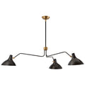 VISUAL COMFORT SIGNATURE, CHARLTON TRIPLE ARM CHANDELIER, CHANDELIER LIGHT