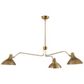 VISUAL COMFORT SIGNATURE, CHARLTON TRIPLE ARM CHANDELIER, CHANDELIER LIGHT