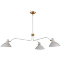 VISUAL COMFORT SIGNATURE, CHARLTON TRIPLE ARM CHANDELIER, CHANDELIER LIGHT