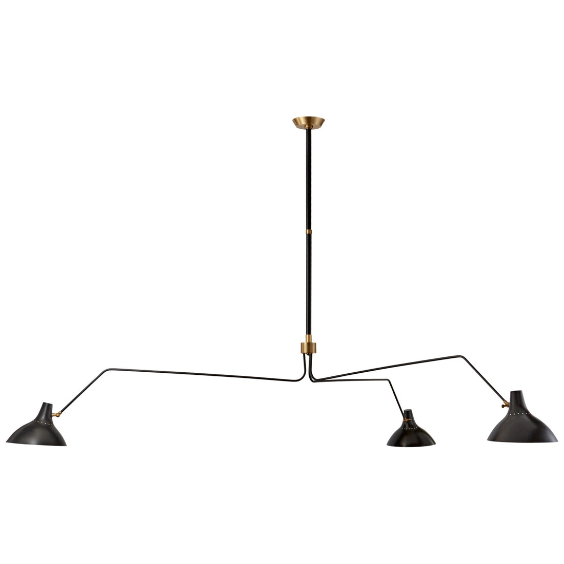 VISUAL COMFORT SIGNATURE, CHARLTON GRANDE TRIPLE ARM CHANDELIER, CHANDELIER LIGHT