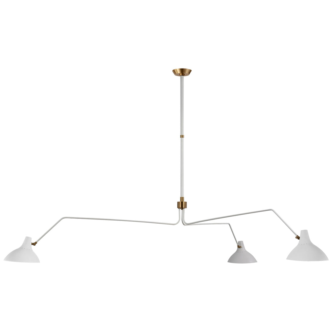 VISUAL COMFORT SIGNATURE, CHARLTON GRANDE TRIPLE ARM CHANDELIER, CHANDELIER LIGHT