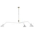 VISUAL COMFORT SIGNATURE, CHARLTON GRANDE TRIPLE ARM CHANDELIER, CHANDELIER LIGHT