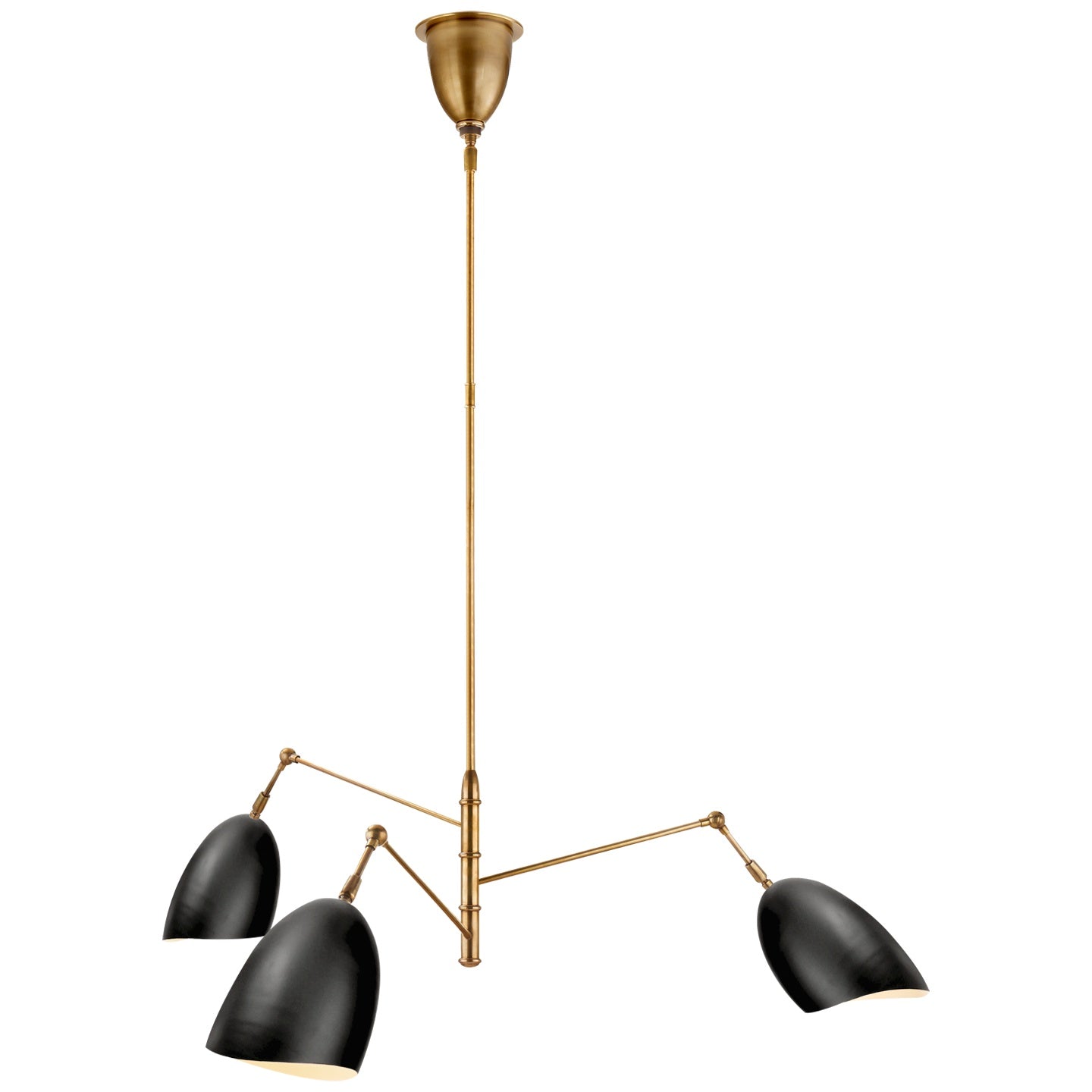 VISUAL COMFORT SIGNATURE, SOMMERARD TRIPLE-ARM CHANDELIER, CHANDELIER LIGHT