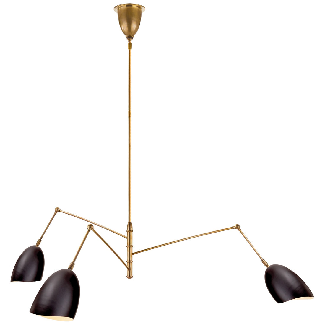 VISUAL COMFORT SIGNATURE, SOMMERARD TRIPLE ARM CHANDELIER, CHANDELIER LIGHT