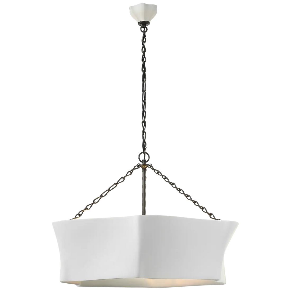 VISUAL COMFORT SIGNATURE, AYERS SCULPTURAL CHANDELIER, CHANDELIER LIGHT