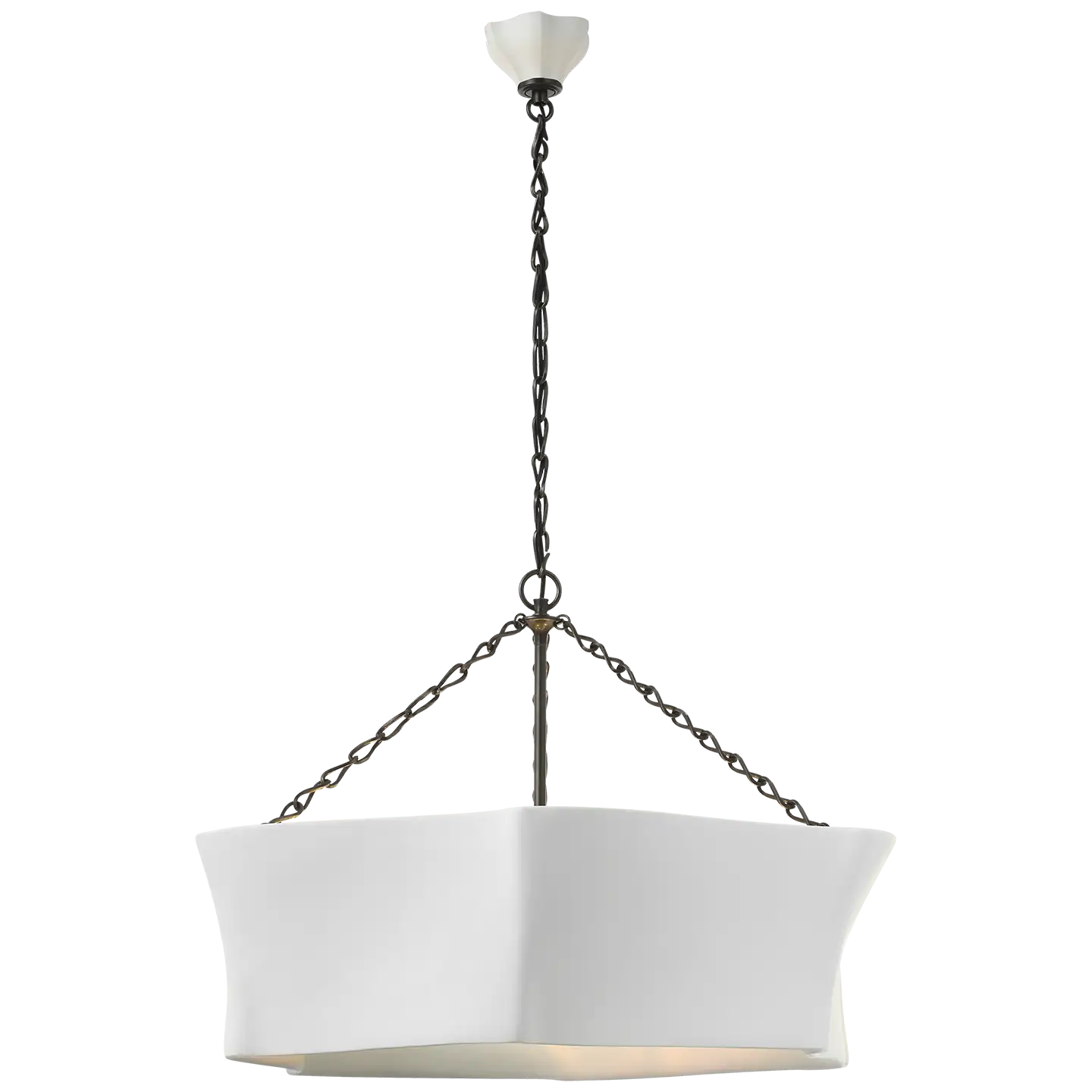 VISUAL COMFORT SIGNATURE, AYERS SCULPTURAL CHANDELIER, CHANDELIER LIGHT
