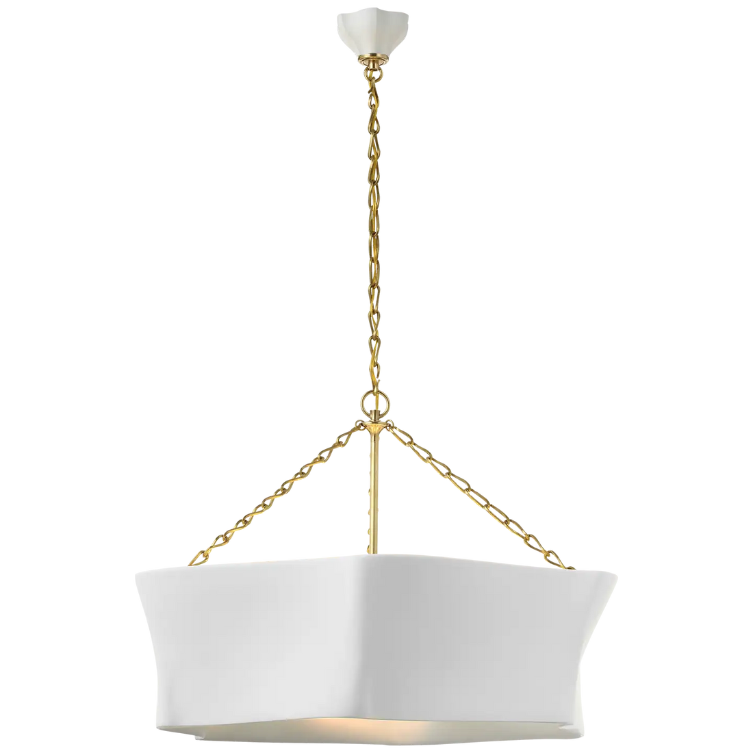 VISUAL COMFORT SIGNATURE, AYERS SCULPTURAL CHANDELIER, CHANDELIER LIGHT