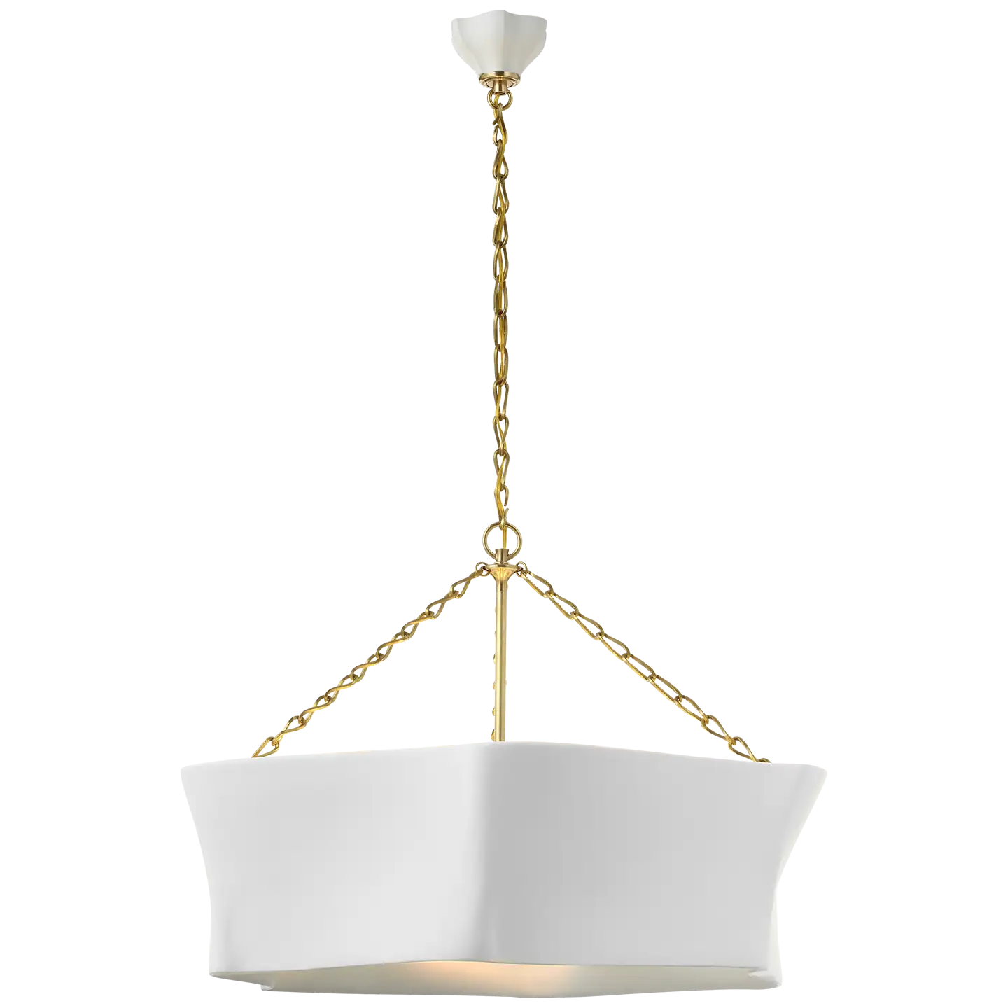 VISUAL COMFORT SIGNATURE, AYERS SCULPTURAL CHANDELIER, CHANDELIER LIGHT