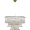 VISUAL COMFORT SIGNATURE, RHINE THREE TIER CHANDELIER, CHANDELIER LIGHT