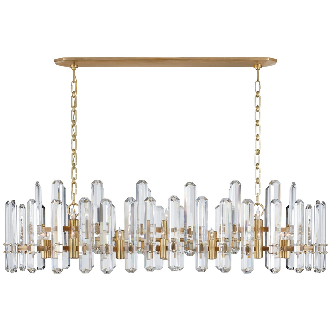 VISUAL COMFORT SIGNATURE, BONNINGTON LINEAR CHANDELIER, LINEAR LIGHT