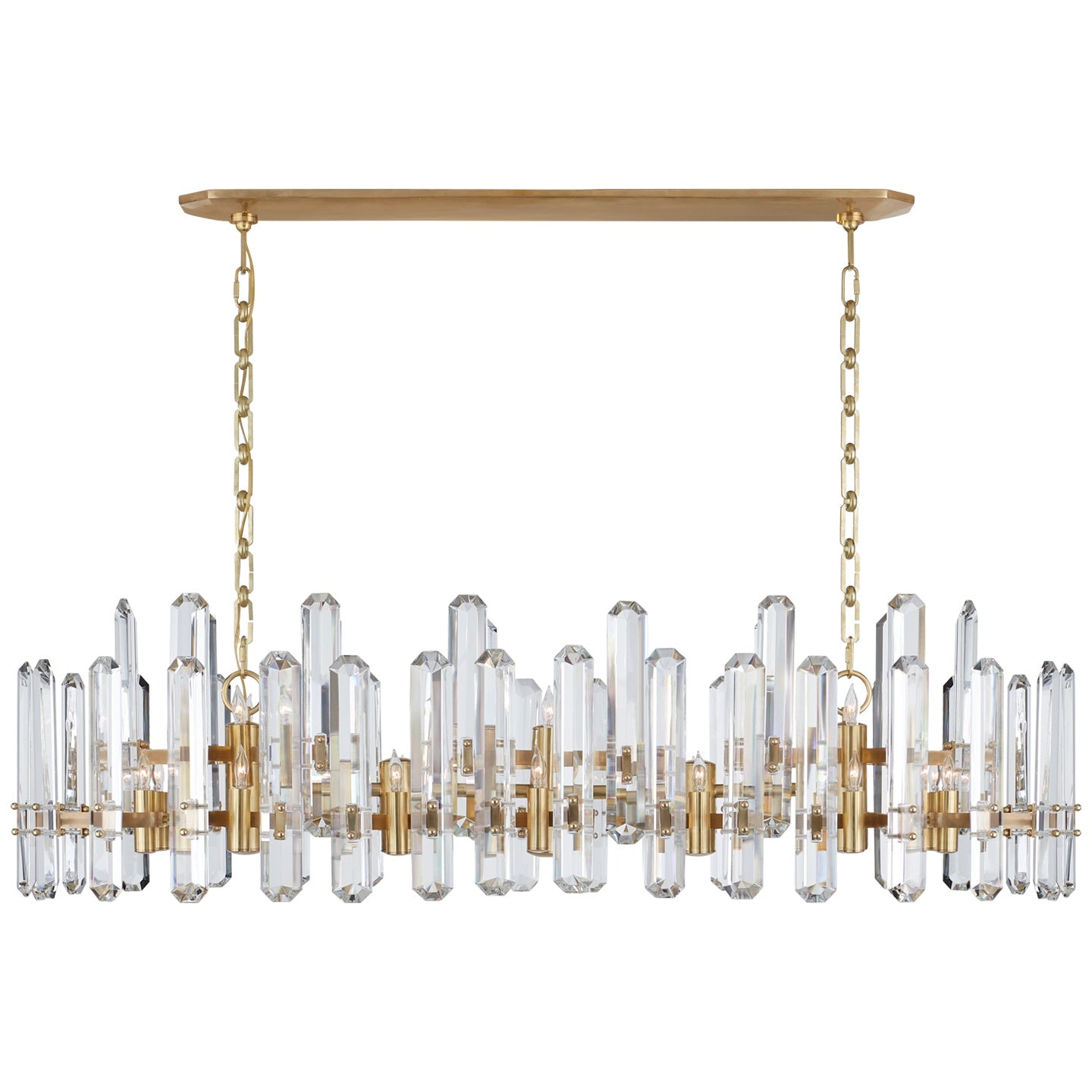 VISUAL COMFORT SIGNATURE, BONNINGTON LINEAR CHANDELIER, LINEAR LIGHT