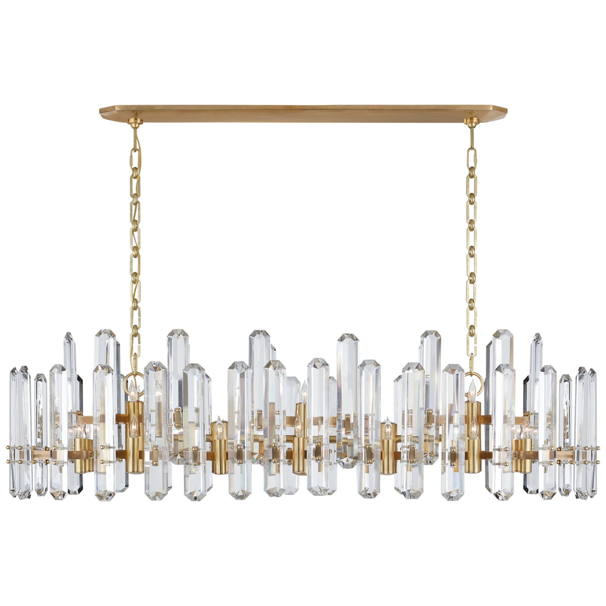 VISUAL COMFORT SIGNATURE, BONNINGTON LINEAR CHANDELIER, LINEAR LIGHT