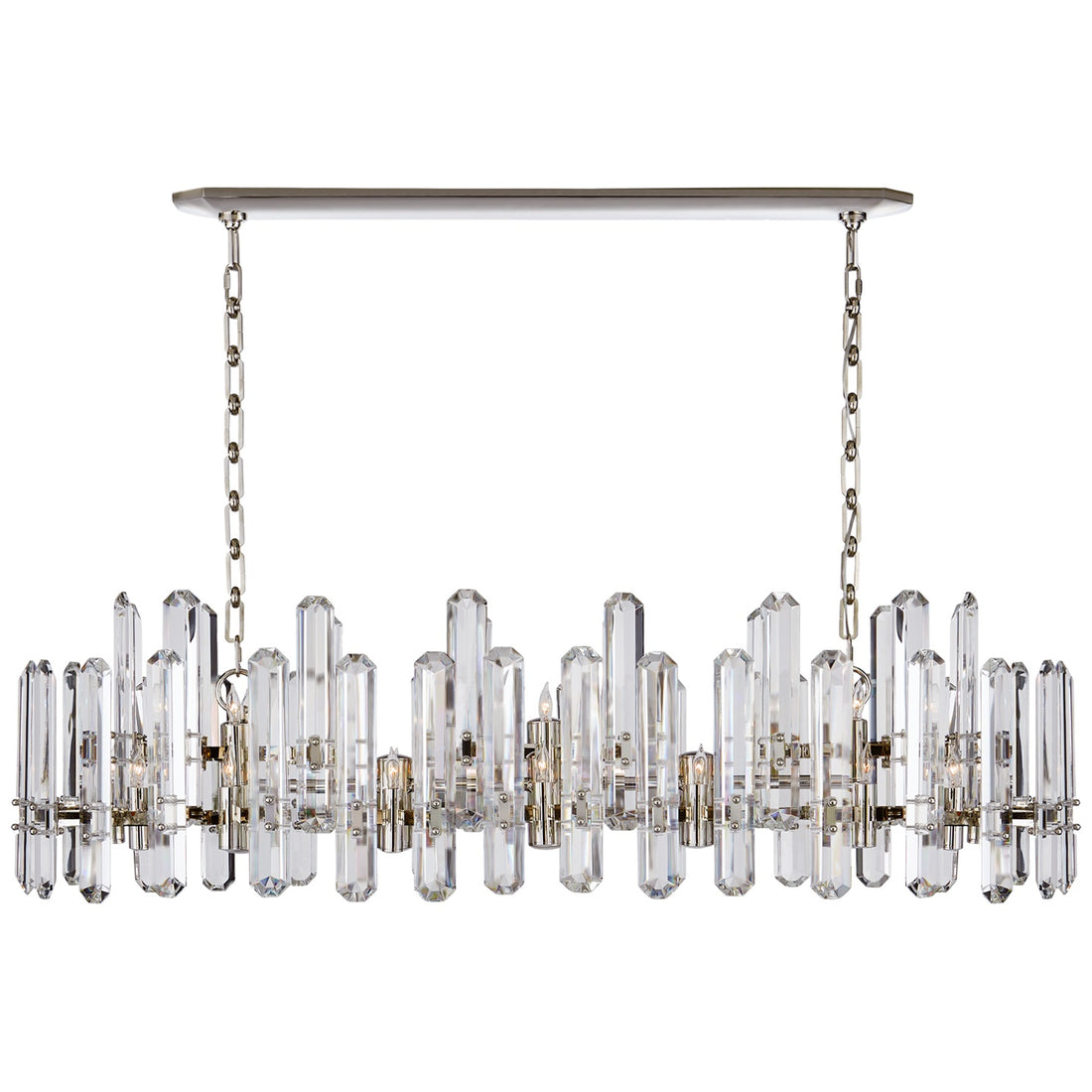 VISUAL COMFORT SIGNATURE, BONNINGTON LINEAR CHANDELIER, LINEAR LIGHT