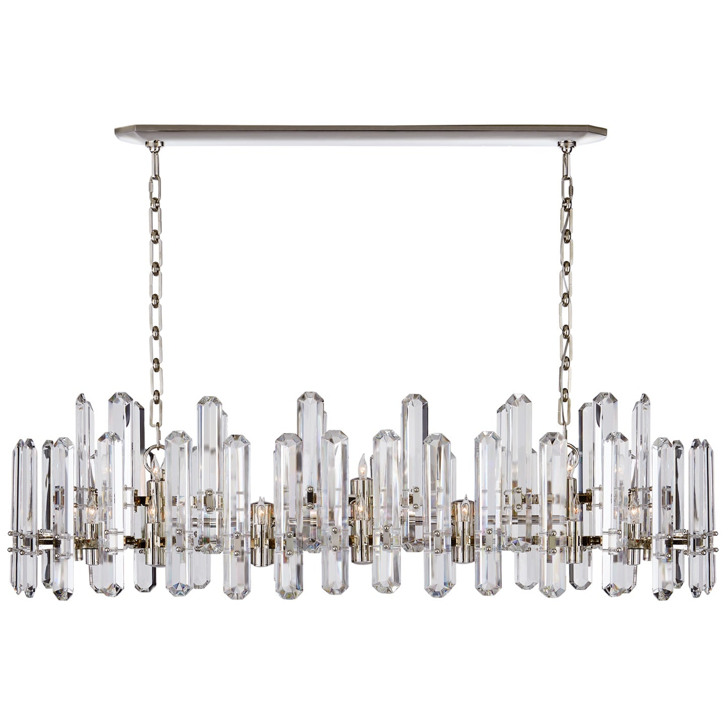 VISUAL COMFORT SIGNATURE, BONNINGTON LINEAR CHANDELIER, LINEAR LIGHT