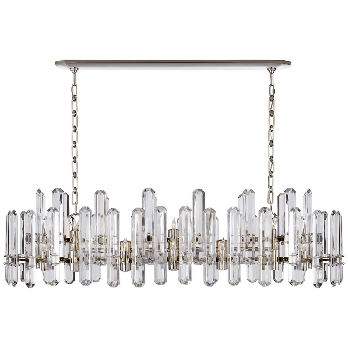 VISUAL COMFORT SIGNATURE, BONNINGTON LINEAR CHANDELIER, LINEAR LIGHT
