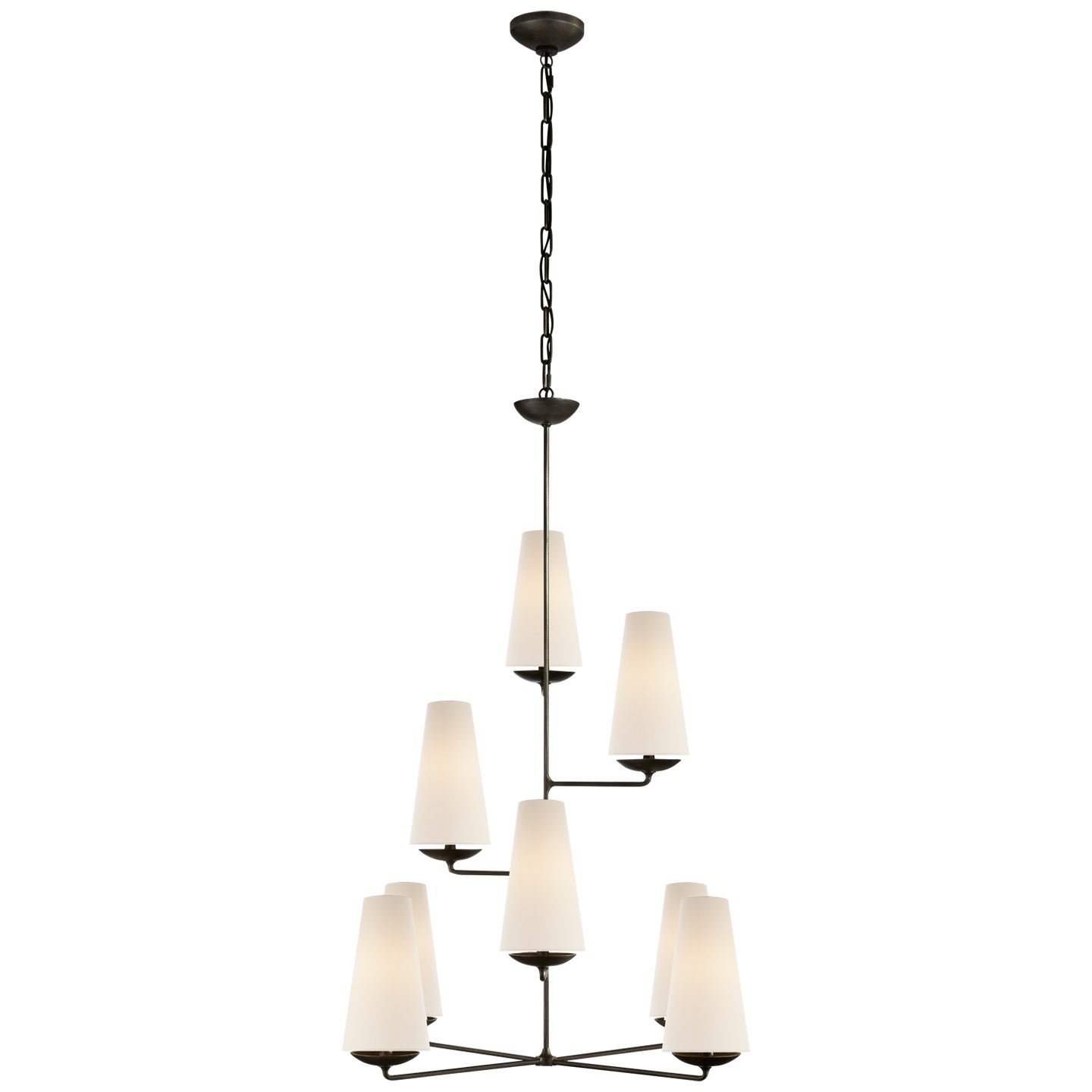 VISUAL COMFORT SIGNATURE, FONTAINE VERTICAL CHANDELIER, CHANDELIER LIGHT