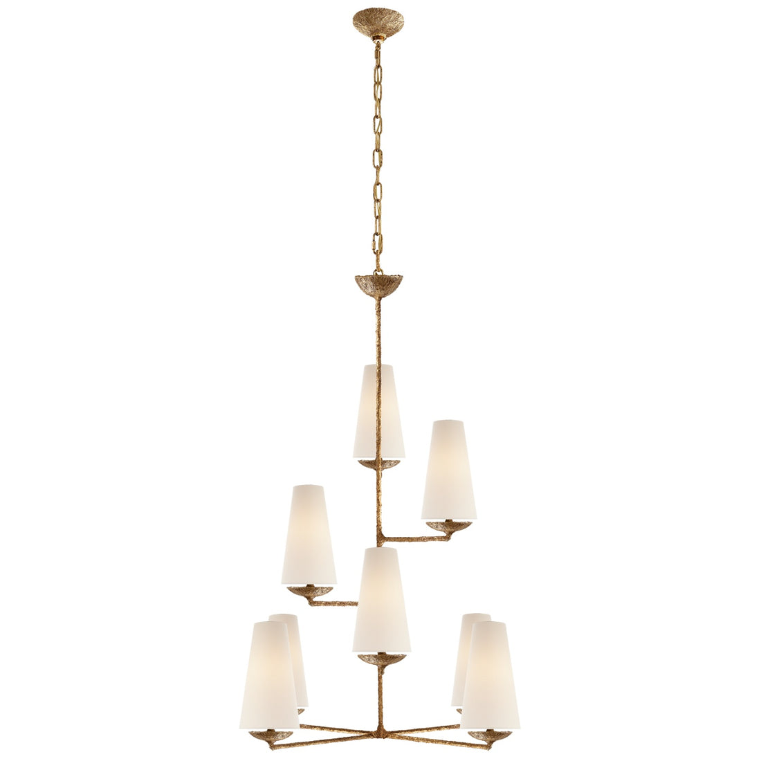VISUAL COMFORT SIGNATURE, FONTAINE VERTICAL CHANDELIER, CHANDELIER LIGHT