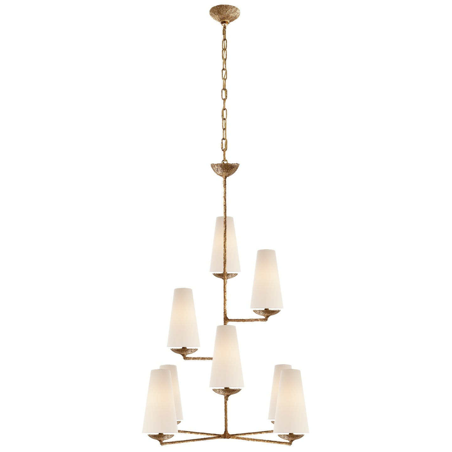 VISUAL COMFORT SIGNATURE, FONTAINE VERTICAL CHANDELIER, CHANDELIER LIGHT