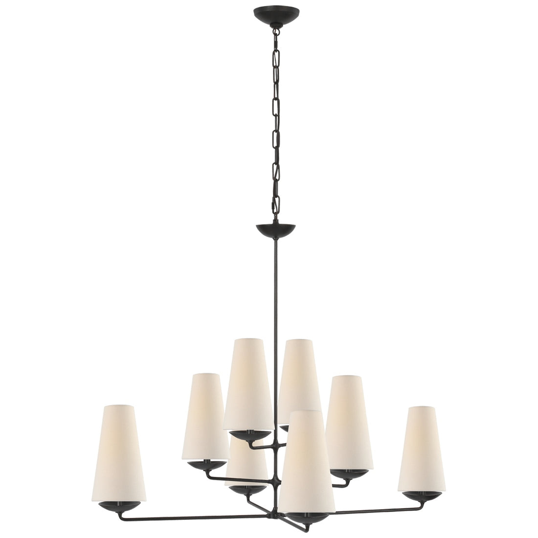 VISUAL COMFORT SIGNATURE, FONTAINE OFFSET CHANDELIER, CHANDELIER LIGHT
