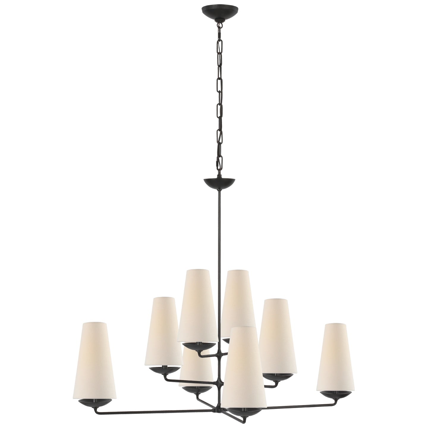 VISUAL COMFORT SIGNATURE, FONTAINE OFFSET CHANDELIER, CHANDELIER LIGHT