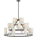 VISUAL COMFORT SIGNATURE, TREVI XL 3-TIER CHANDELIER, CHANDELIER LIGHT
