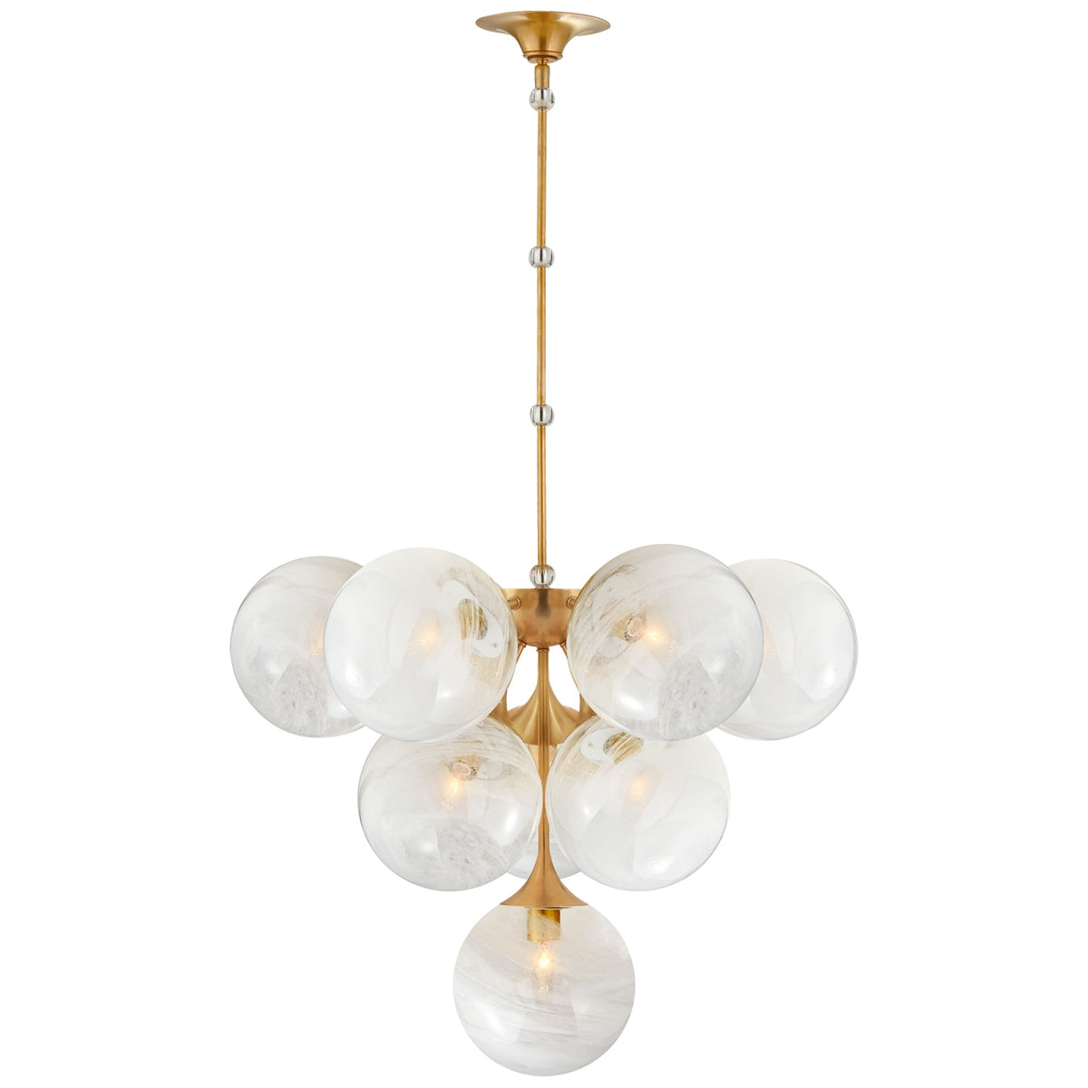 VISUAL COMFORT SIGNATURE, CRISTOL TIERED CHANDELIER, CHANDELIER LIGHT