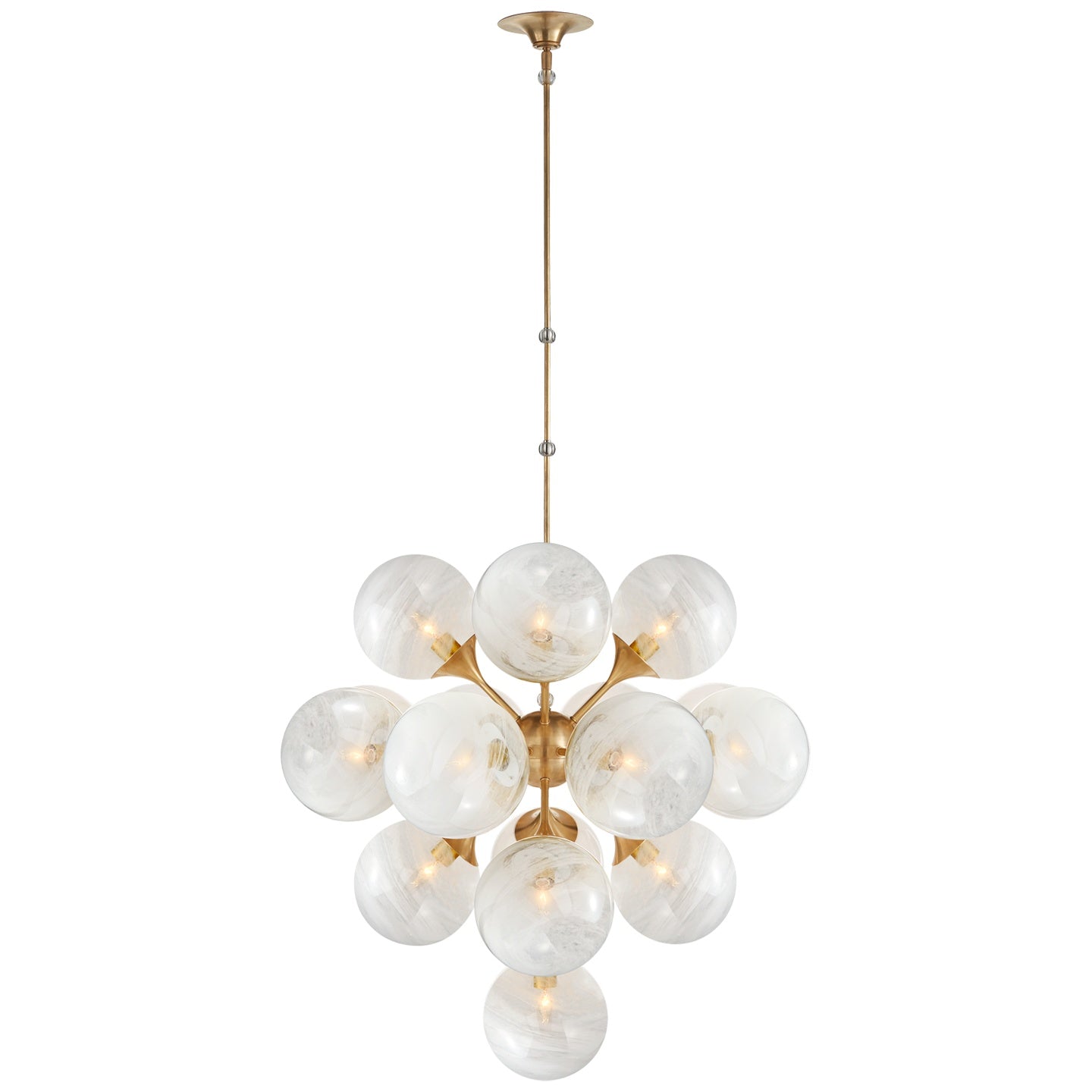 VISUAL COMFORT SIGNATURE, CRISTOL TIERED CHANDELIER, CHANDELIER LIGHT