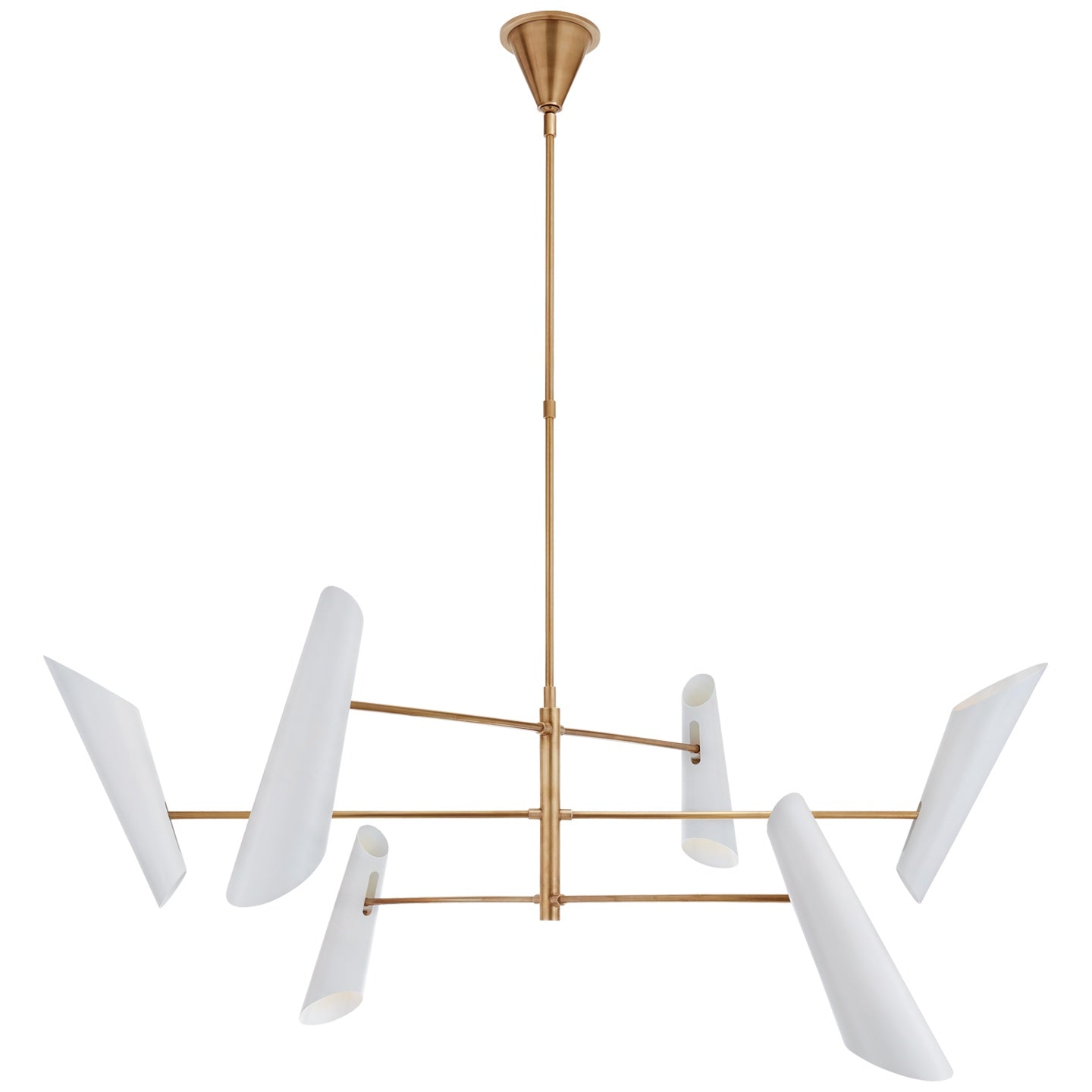 VISUAL COMFORT SIGNATURE, FRANCA PIVOTING CHANDELIER, CHANDELIER LIGHT