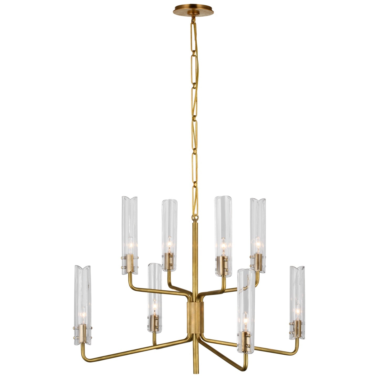 VISUAL COMFORT SIGNATURE, CASORIA TWO-TIER CHANDELIER, CHANDELIER LIGHT