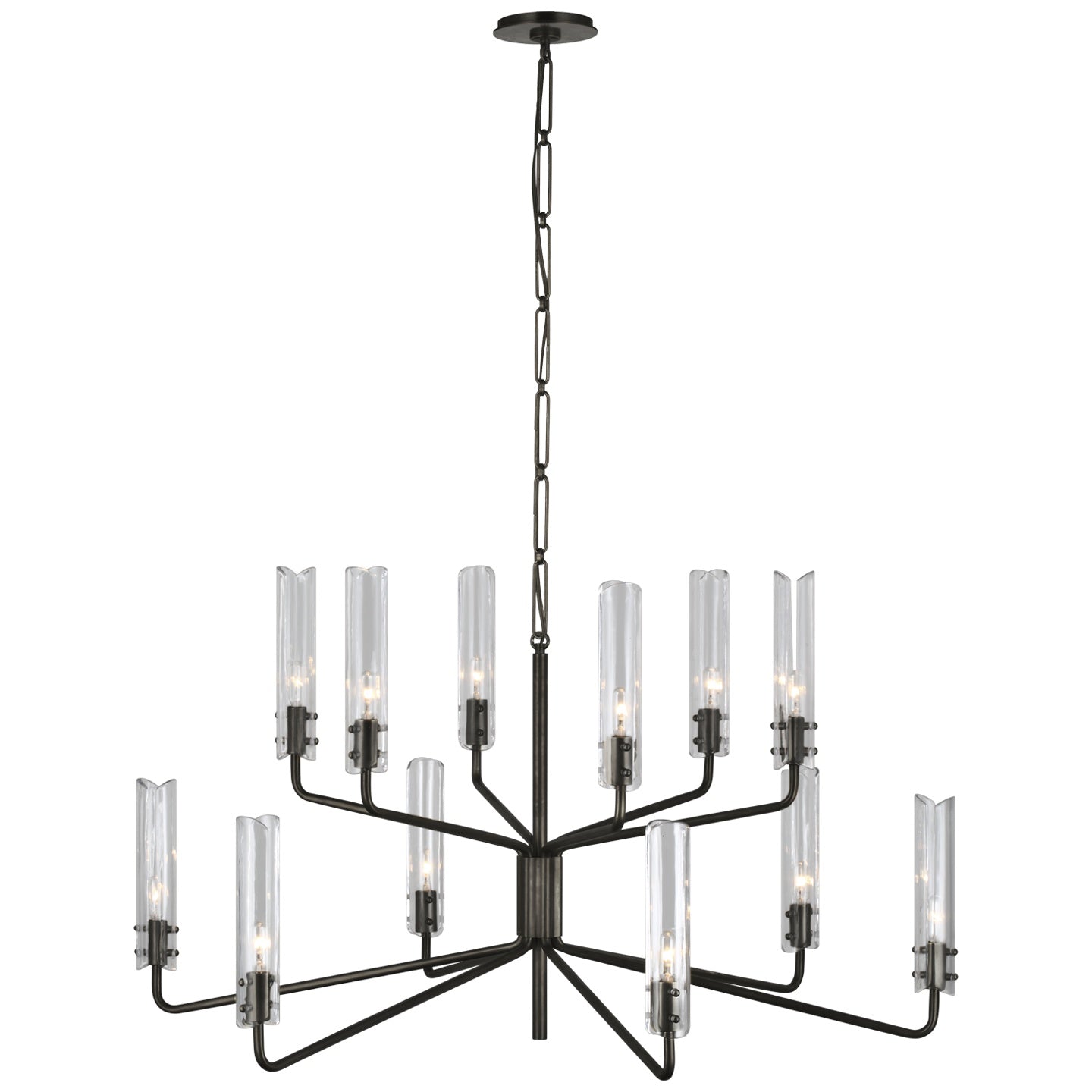 VISUAL COMFORT SIGNATURE, CASORIA TWO-TIER CHANDELIER, CHANDELIER LIGHT