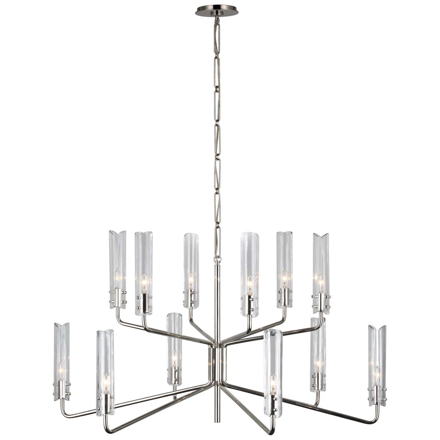 VISUAL COMFORT SIGNATURE, CASORIA TWO-TIER CHANDELIER, CHANDELIER LIGHT